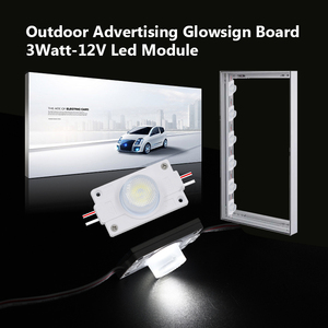 Modulo led ad alta luminosità 12V DC 45x15 gradi bordo lente led modulo ad alta potenza per segni 3W pubblicità - Product Image 4