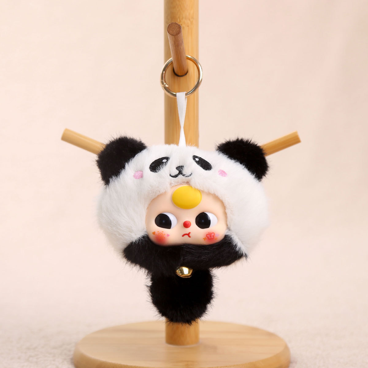 Muñeca de vinilo panda de tres años-14cm/65g
