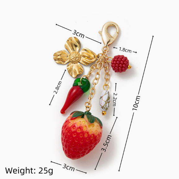 Big Strawberry Pendant