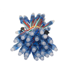 Módulo de luz LED a todo Color, 50 unidades, 4m/6,5 metros, DC5V, WS2811, 12mm, 10cm/15cm, cables IP68, cuerdas led digitales RGB - Product Image 4
