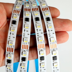 Progetto 12/24V RGBWW RGBCW RGBNW 60LED/m Pixel LED RGBIC nastro indirizzabile RGBW LED striscia di luce 12v - Product Image 1