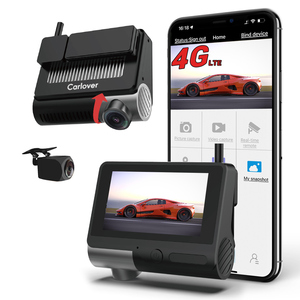 Mini cámara de salpicadero 4G con lente dual, pantalla táctil de 3 pulgadas con función Wifi y monitor remoto 4G - Product Image 2