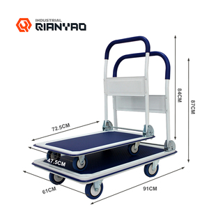 多機能ステンレストロリーカートポータブル折りたたみデザインプラットフォーム収納ツール工業用OEMカスタマイズ可能 - Product Image 3