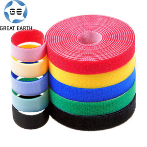 Reusable <strong>Soft</strong> and Smooth Fastening Fabric Double Side Cable Tie Back to Back <strong>Hook</strong> and <strong>Loop</strong> for Wire - Product Image 5