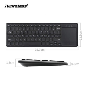 Miniteclado Multimedia Inalámbrico de 2,4 GHz, 3 LED de Color, con panel táctil incorporado de gran tamaño, ratón para PC, Google, Smart TV - Product Image 2