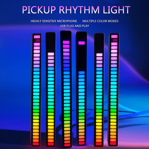 充電式RGB音声制御LED音楽レベルライトサウンドコントロールピックアップリズムライト車と家庭用 - Product Image 4