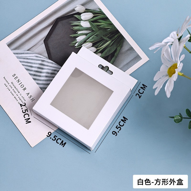 White outer box