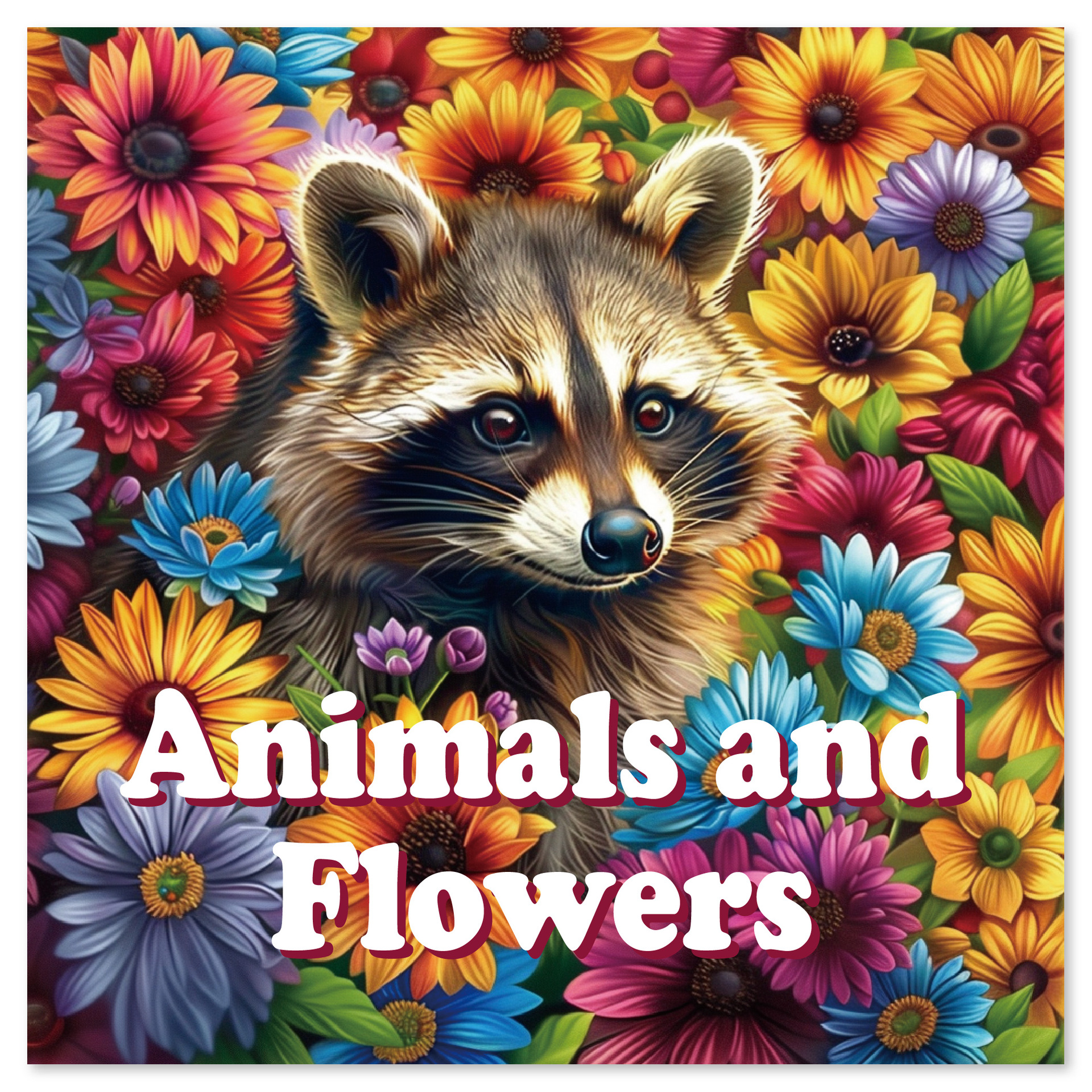 Mixte -- Animaux et Fleurs