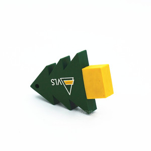 OEM小工具圣诞树u盘免费标志印刷圣诞树形状聚氯乙烯u盘闪存 - Product Image 2