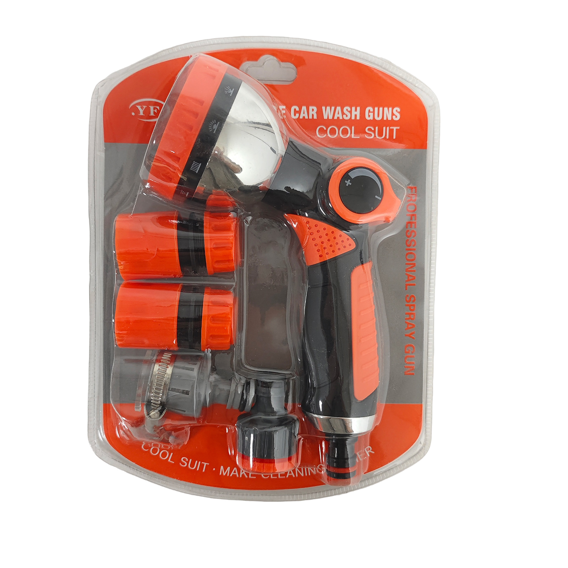 Orange Hand Push Multi-function Spray Gun