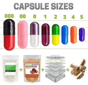 แคปซูลมังสวิรัติแบบใสขนาด00 #0 #1 #2 #3 # HPMC แบบแข็ง - Product Image 2