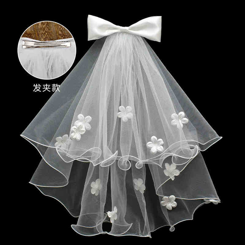 Grand voile fleuri à nœud papillon