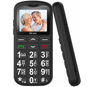 Uleway 1,77 Zoll leicht zu greifendes schwarzes Handy mit HD-Bildschirm Dual-SIM 0,3 MP Rückfahr kamera für den gelegentlichen Gebrauch Business Cellular - Product Image 1