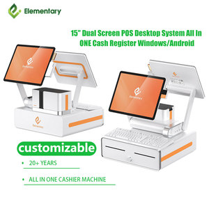 Dual Screen Touch Windows 10/11 Impressora Térmica Tudo-em-Um Sistema POS Terminal de faturamento Desktop Offline Tablet POS integrado - Product Image 4