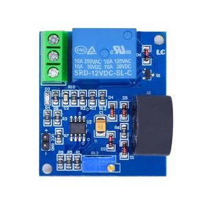 DC12V 0-5A Módulo de sensor de protección contra sobrecorriente AC Sensor de detección de corriente relé Salida de señal de conmutación - Product Image 5