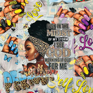 Atacado Personalizado DTF Black Girl <span class=keywords><strong>Iron</strong></span>-<span class=keywords><strong>On</strong></span> Adesivos Screen Print Transferências de calor para Camisetas Soft Plastisol PET Vinyl NFL - Product Image 2