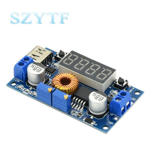 XL4015 75W DC-DC 5A電圧レギュレーターモジュール電圧計ディスプレイ付き調整可能バックモジュール - Product Image 2