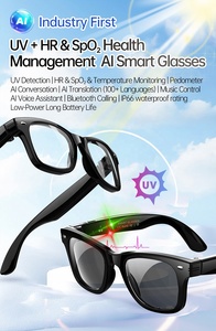 W300 Bluetooth kính âm thanh thông minh, âm nhạc không dây, cuộc gọi rảnh tay, kính râm, chặn ánh sáng màu xanh, tùy chọn ống kính phủ màu Đỏ - Product Image 5