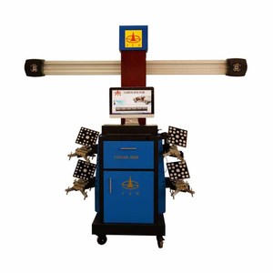 Máquina de alineación de ruedas de seguimiento completamente automática, cámara móvil de haz de software de ordenador, precio Fostar - Product Image 1