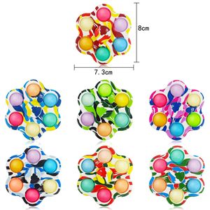 Nuevo diseño de juguetes <span class=keywords><strong>Fidget</strong></span> Sensory Toy Push Pop Bubble Finger <span class=keywords><strong>Spinner</strong></span> Simple Hand Shank Pad <span class=keywords><strong>Spinner</strong></span> - Product Image 5