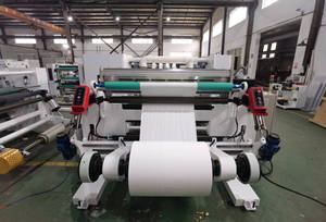 Máquina de rebobinado de corte longitudinal Jumbo de papel Kraft de alta velocidad con sistema de descarga automática y control de tensión - Product Image 4