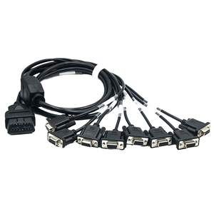 พอร์ตอนุกรม RS232 12V 24V 16พินตัวผู้6 DB9ตัวเมีย6 1 VGA D-Sub 9พิน16พินตัวผู้6สายประกอบลวด - Product Image 4