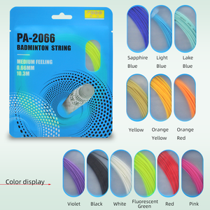 JI YI PA-2066バドミントンストリングバドミントンラケット用バウンスストリングラケット用直径0.66mmストリング - Product Image 2