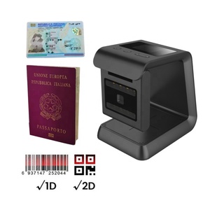 RTS Desktop ICAO9303 Document Passport Visa ID Card <strong>Reader</strong> Hotel Travel Agent Airport Ticket <strong>Coupon</strong> 2D QR Code Barcode Scanner - Product Image 1