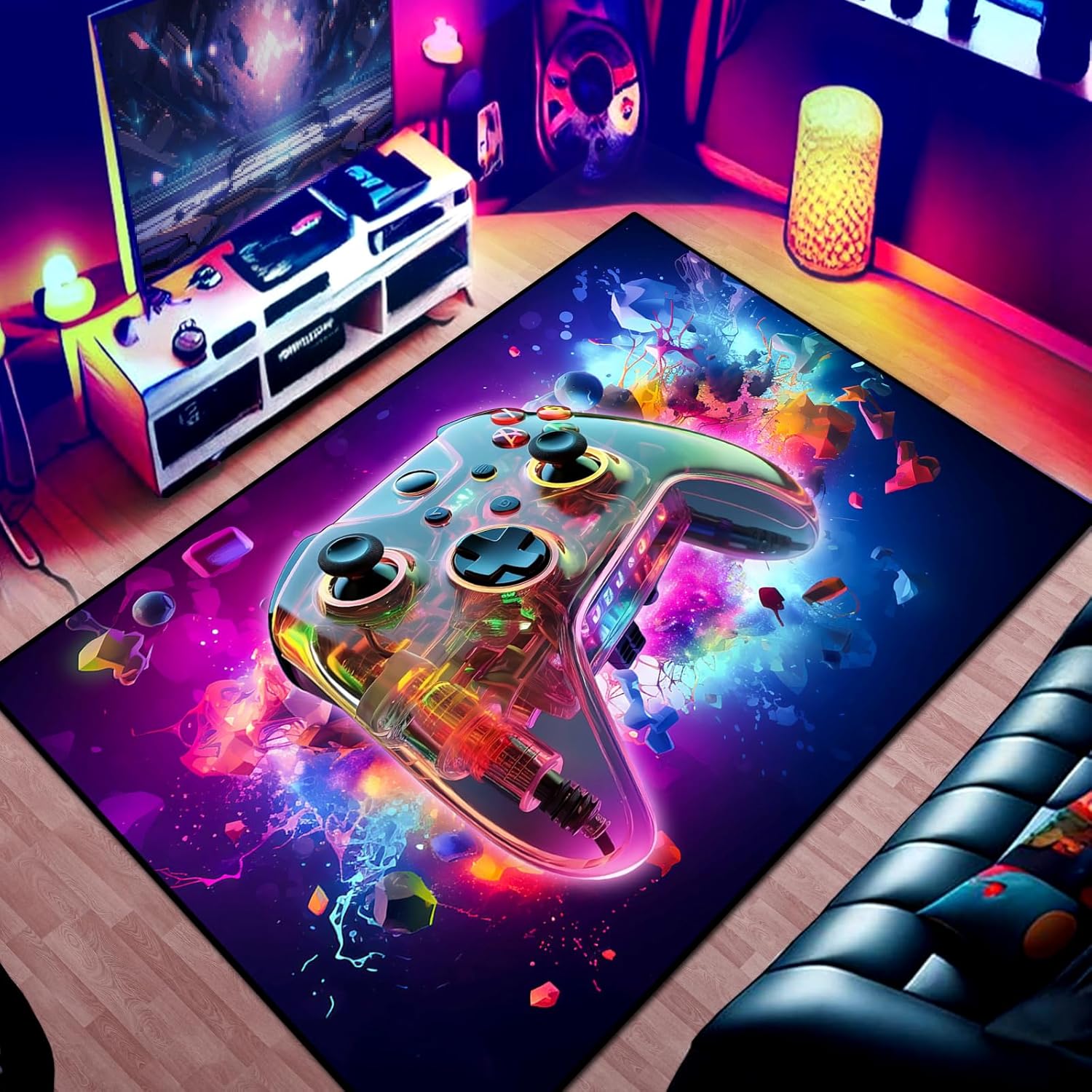 Manette de jeu transparente 3D