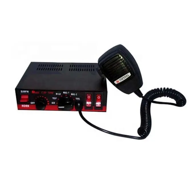 Equipo de señal de vehículo DC12V o DC24V, 200W, alarma de seguridad contra incendios, sirena electrónica, altavoz, CJB-200E