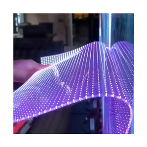 Programmable App <strong>Control</strong> Flexible <strong>LED</strong> Film Panel Sign Board Automatically Adhesive Sticking Transparent <strong>LED</strong> Film <strong>Display</strong> <strong>Screen</strong> - Product Image 3
