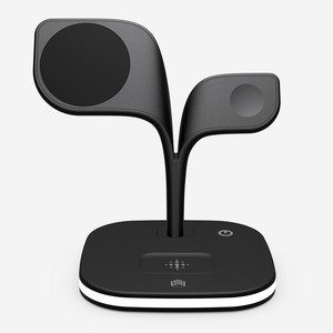 15W 5-in-1 manyetik kablosuz şarj istasyonu küçük gece lambası USB bağlantısı güç iPhone için AirPod Android Smartph için IWatch - Product Image 1