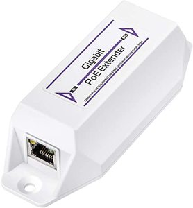 PoE Extender Power Ethernet Extender 100M Distance 1 Port 10/100/1000M Power-over-Ethernet Extender <strong>Lan</strong> Repeater - Product Image 1