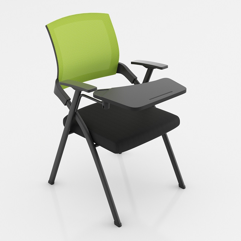 Green backrest with writing board
