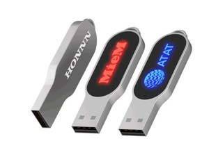Key Shape USB-Flash-Laufwerk Silver Thumb Drive 8GB-64GB Memory Stick-Erweiterungs diskette für den Computer mit LED-Beleuchtung - Product Image 1