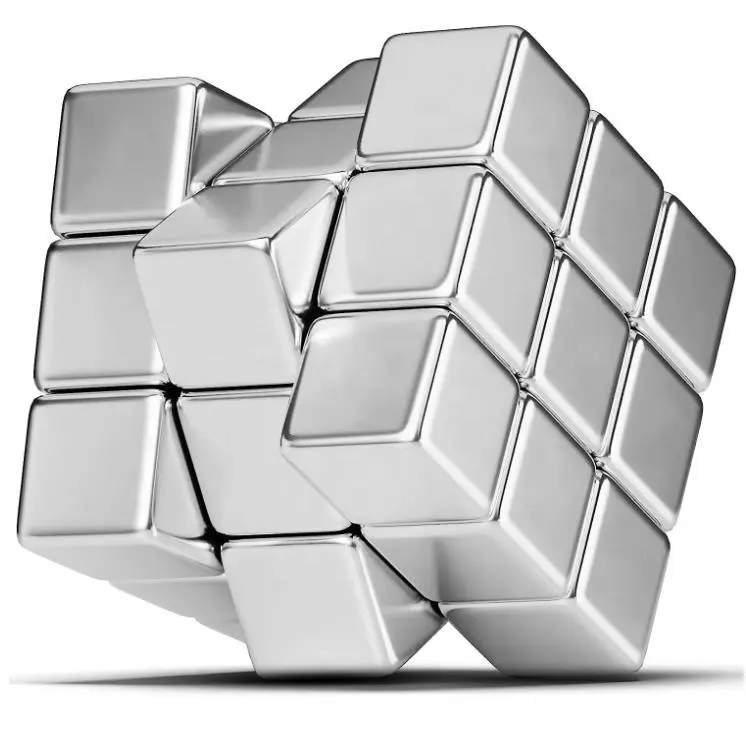 Personnalisation magnétique d'aimant de néodyme de cube magnétique de 10x10x10mm 15x15x15mm