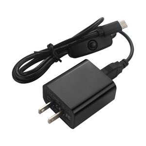<strong>Raspberry</strong> <strong>Pi</strong> 4 <strong>Power</strong> Supply 5V 3A <strong>Power</strong> Adapter EU US UK SU USB Type C USB Cable with ON/OFF Switch for <strong>Pi</strong> 4 Orange <strong>Pi</strong> <strong>3</strong> 4 LTS - Product Image 1