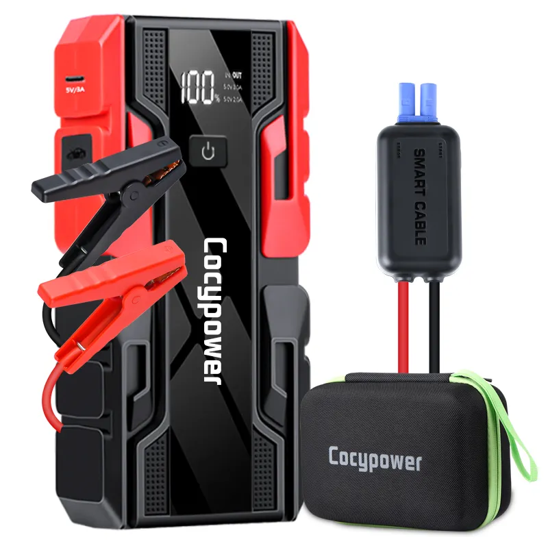 Cocypower автомобильный инструмент 6000 мАч перемычка стартер автомобильный аккумулятор бустер с фонариком автомобильный пусковое устройство Power Bank