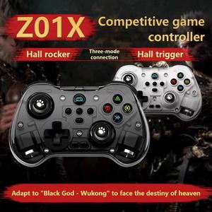 Z01X Controller di gioco Wireless trasparente BT 6-Axis sensore di movimento Turbo sala Joystick programmabile per Switch/PC/iOS/Mac/Android - Product Image 5