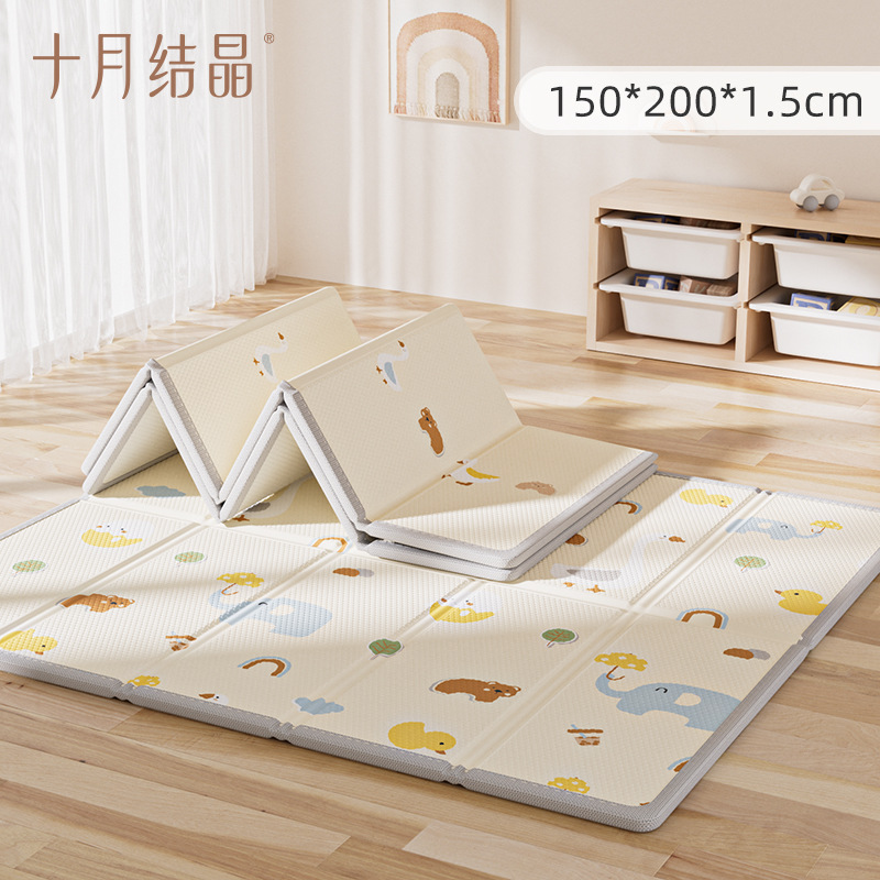 Canard éléphant mignon, 150*200*1.5 cm (avec sac de rangement)