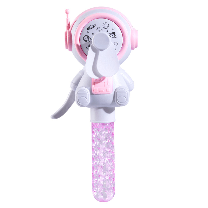 FS-022-Ventilador Astronauta Burbuja Rosa Claro