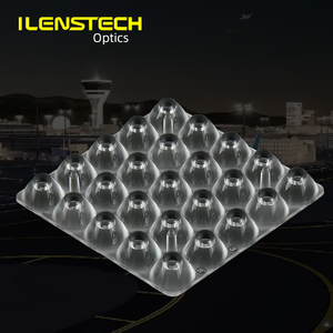 Ilenstech Светодиодный прожектор с узким 10-градусным объективом Вторичная оптика 5x5 СВЕТОДИОДНАЯ линза - Product Image 4