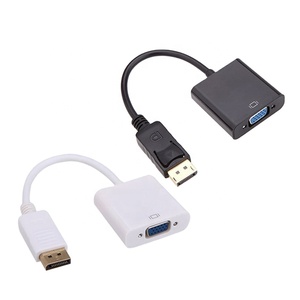 Factory Wholesale <strong>DisplayPort</strong> DP Adapter Male <strong>to</strong> <strong>VGA</strong> Connector Adapter Cable 1080P DP <strong>to</strong> <strong>VGA</strong> Converter Adapter