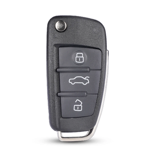 3 Buttons Smart Remote <strong>Key</strong> Shell With ID48 Chip 315MHz/433MHZ Keyless Go Entry Remote Car <strong>Key</strong> for <strong>Audi</strong> A2 A4 S4 - Product Image 1