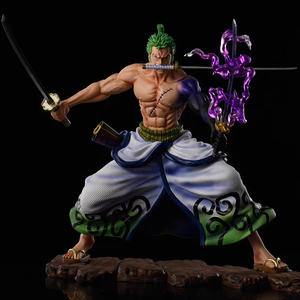 Özelleştirilmiş PVC reçine oyuncaklar yüksek kalite eylem ve oyuncak kimono bir kesim akış ayakta duruş anime figürleri bir pieced Roronoa Zoro - Product Image 2