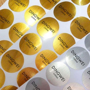 Hot Sales Electronics <strong>Control</strong> Stickers Warning Label Electrical Sticker Bright Gold High Temperature Vinyl Packaging Labels - Product Image 5
