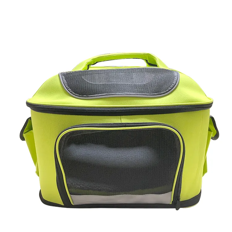 Taşınabilir evcil hayvan çantası köpek taşıma torbaları kedi taşıyıcı giden seyahat araba nefes evcil omuzdan askili çanta çanta