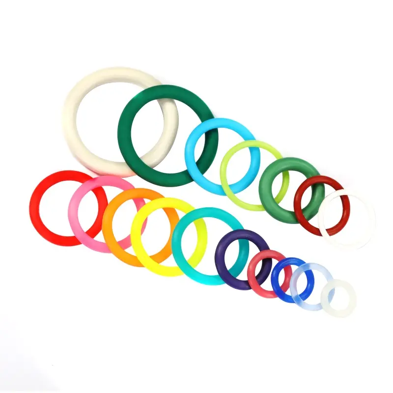 Pantone C renk silikon o-ring farklı boyut col silikon çin kauçuk o halka elastik o yüzük