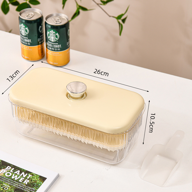 Single layer, cream color, 32 compartments