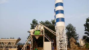 Planta dosificadora de hormigón totalmente automática HZS90 90m ³/H Sistema de pesaje controlado por ordenador de salida - Product Image 2